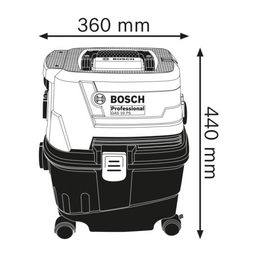 Прахосмукачка за строители със самоизтупващ филтър BOSCH GAS 15 PS - Image 5