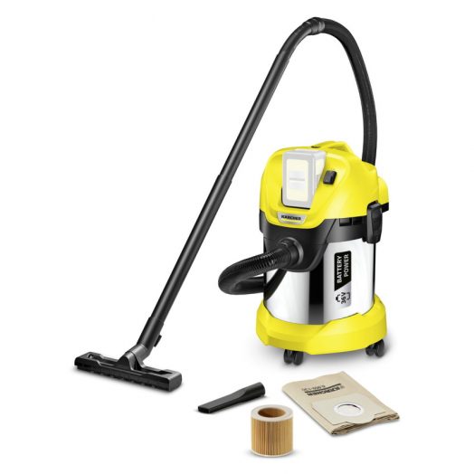 Прахосмукачка и водосмукачка на батерии Karcher WD 3 Battery Premium (Без батерия)