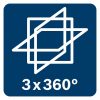Хоризонтален и вертикален лазерен нивелир Bosch GLL 3-80 - Image 6