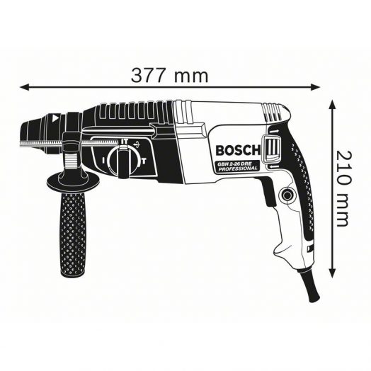 Професионален перфоратор Bosch GBH 2-26 DRE | Универсален перфоратор - Image 3