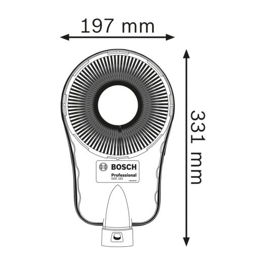 Прахоуловител за корони Bosch GDE 162 | Накрайник за прахоулавяне - Image 5