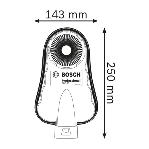 Прахоуловител за големи диаметри Bosch GDE 68 | Накрайник за прахоулавяне - Image 5