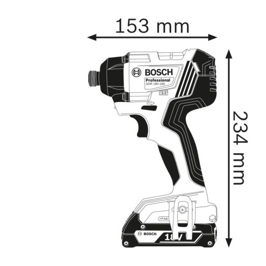 Акумулаторен ударен гайковерт Bosch GDR 18V-160 | Професионален гайковерт - Image 6