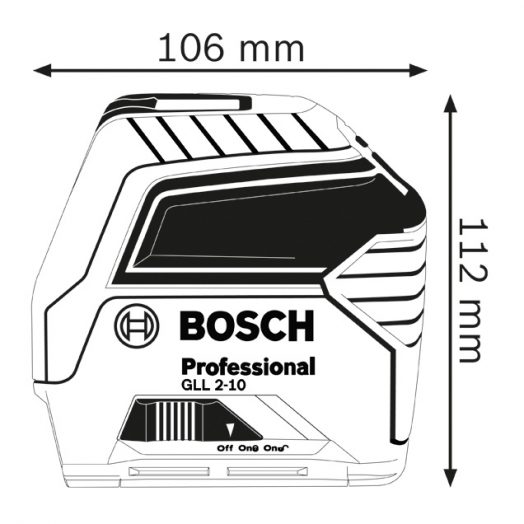 Професионален линеен лазерен нивелир Bosch GLL 2-10 - Image 15