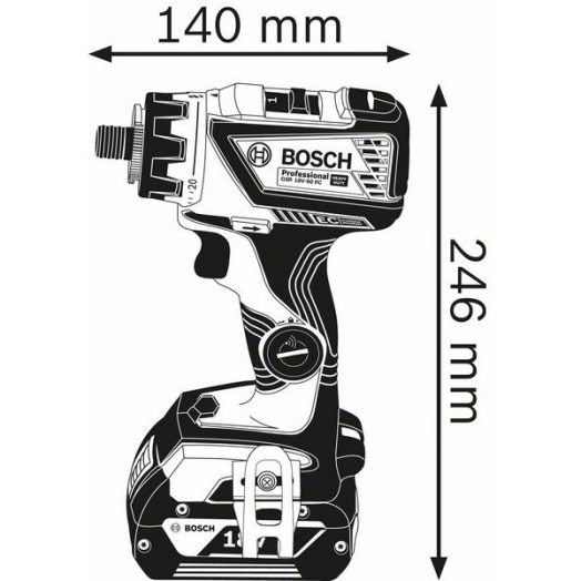 Акумулаторен винтоверт и перфоратор Bosch GSR 18V-60 FC | Професионален винтоверт - Image 7