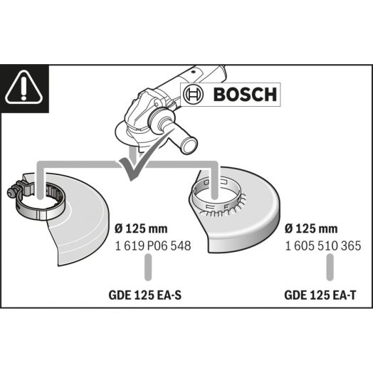 Прахоуловител ъглошлайфи Bosch GDE 125 EA-T | Накрайник за прахоулавяне - Image 4