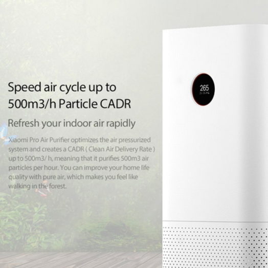 Дизайнерски смарт въздухопречиствател Xiaomi Mi Air Purifier Pro (ДО 60 М2) - Image 9