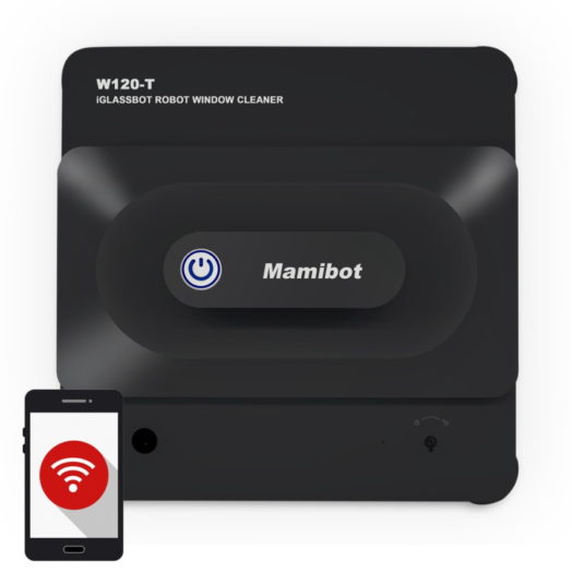 Смарт робот за почистване на прозорци Mamibot iGlassbot W120 Черен