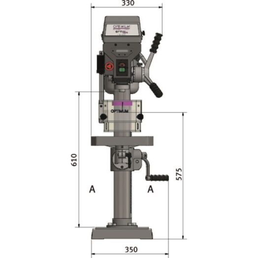 Настолна стационарна бормашина OPTIdrill D 23Pro (400 V) - Image 3