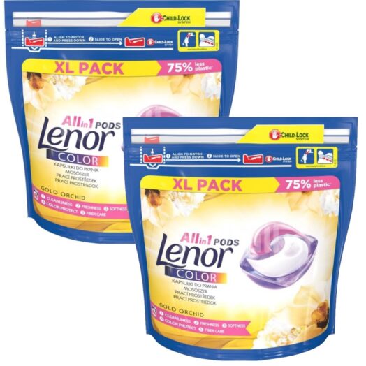 Капсули за цветно пране Ленор LENOR ALL IN 1 PODS COLOR GOLD ORCHID 76 бр.