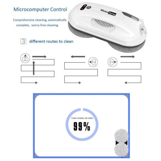 Робот за почистване на прозорци със спрей функция Winbot Spray - Image 4