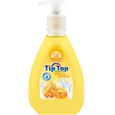 Течен сапун с аромат на мед и мляко 1 литър