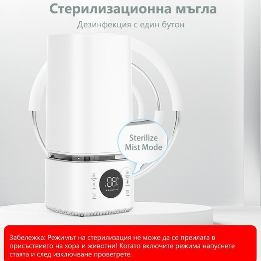 Овлажнител стерилизатор и пречиствател на въздух BREEZE - Image 15