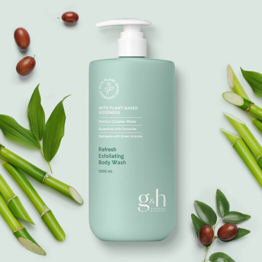 Ексфолиращ душ гел Amway Refresh g&h GOODNESS & HEALTH™ - 1 литър - Image 3