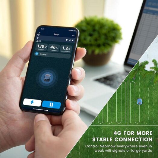 Роботизирана косачка с WiFi и 4G до 1000 кв. м. HOOKII Neomow S WiFi + 4G - Image 11