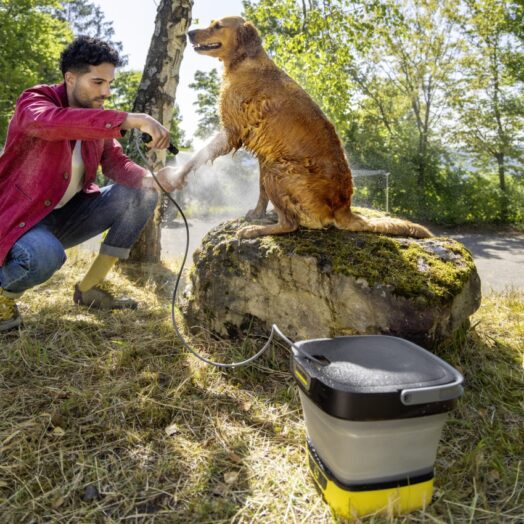 Сгъваема водоструйка на батерии за колела и домашни любимци Karcher OC 3 Fordable - Image 9