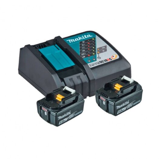 Комплект Makita 2 броя батерии 18V / 5.0Ah и зарядно устройство 18 V