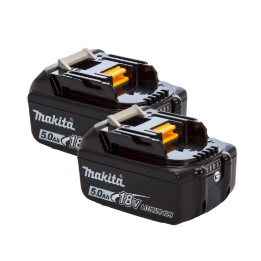 Комплект Makita 2 броя батерии 18V / 5.0Ah и зарядно устройство 18 V - Image 2