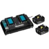 Комплект Makita 2 броя батерии 18V / 5.0Ah зарядно устройство и куфар - Image 3