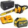 Комплект акумулаторен верижен трион с батерия зарядно и куфар DeWALT DCM565P1 54V