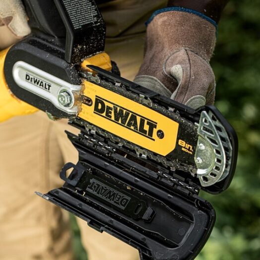 Комплект акумулаторен верижен трион батерия и зарядно DeWALT DCMPS520P1 18V - Image 4