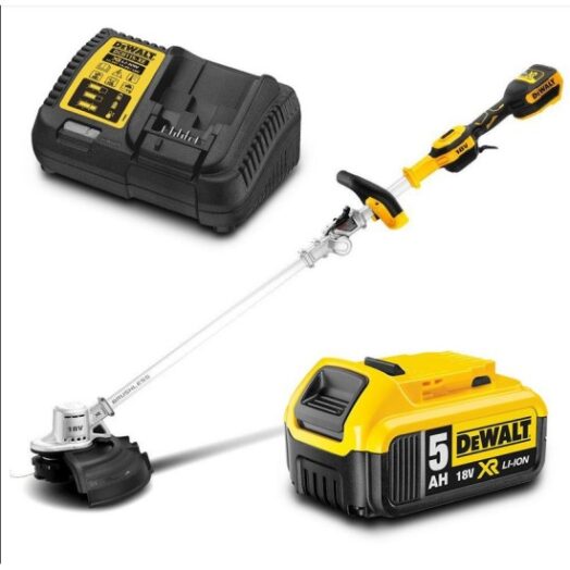 Комплект акумулаторен тример батерия и зарядно DeWALT DCMST561P1 18V