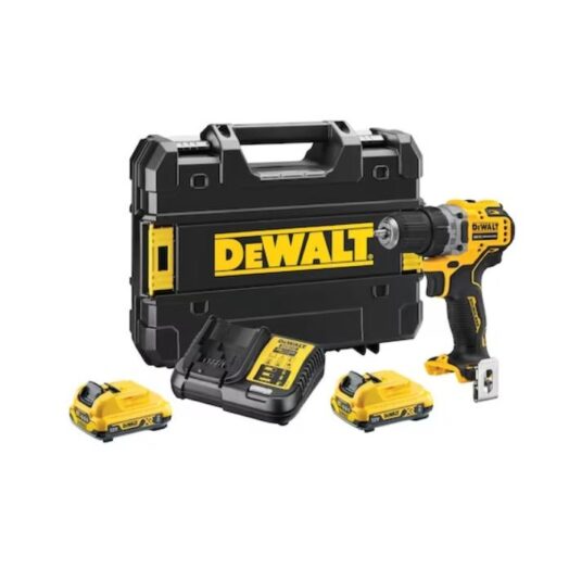 Комплект винтоверт куфар 2 батерии и зарядно DEWALT DCD701D2 12V 57Nm