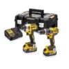 Комплект гайковерт винтоверт 2 батерии куфар и зарядно DeWALT DCK266P2T 18V
