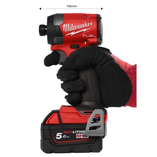 Комплект гайковерт винтоверт куфар 2 батерии и зарядно Milwaukee M18FPP2A3-502X 18V - Image 7