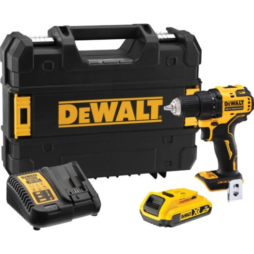 Комплект винтоверт 1 батерия куфар и зарядно DeWALT DCD708D1T 18V 65Nm