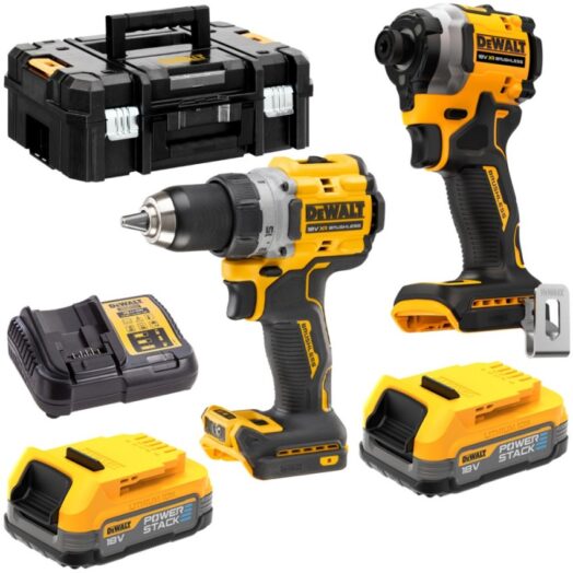 Комплект гайковерт винтоверт куфар 2 батерии и зарядно DeWALT DCK2051E2T 18V