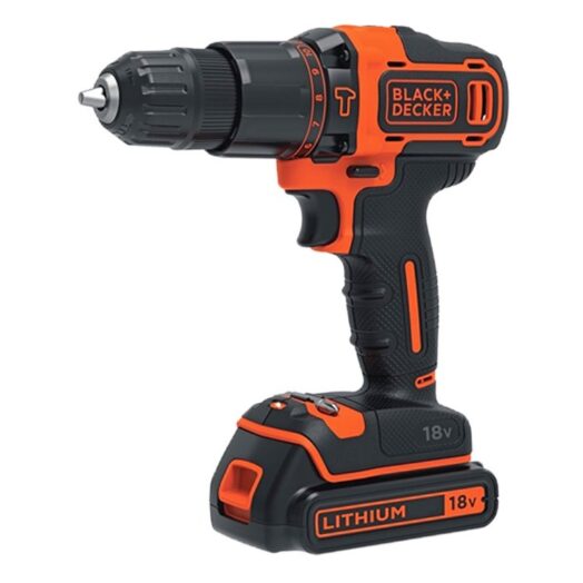 Акумулаторен ударен винтоверт BLACK & DECKER BDCHD18K 18V в комплект с батерия куфар и зарядно - Image 3