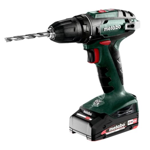 Акумулаторен винтоверт Metabo BS 18 18V 48Nm в комплект с 2 батерии куфар и зарядно