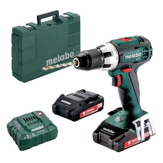 Акумулаторен винтоверт Metabo BS 18 LT 18V 60Nm в комплект с 2 батерии куфар и зарядно