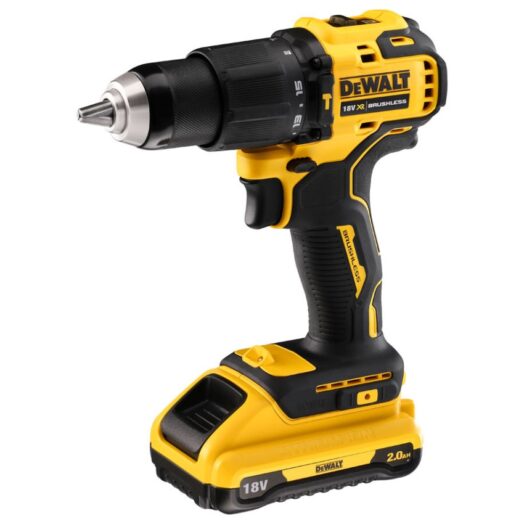 Комплект винтоверт зарядно куфар и 2 батерии DeWALT DCD709D2T 18V 65Nm - Image 4