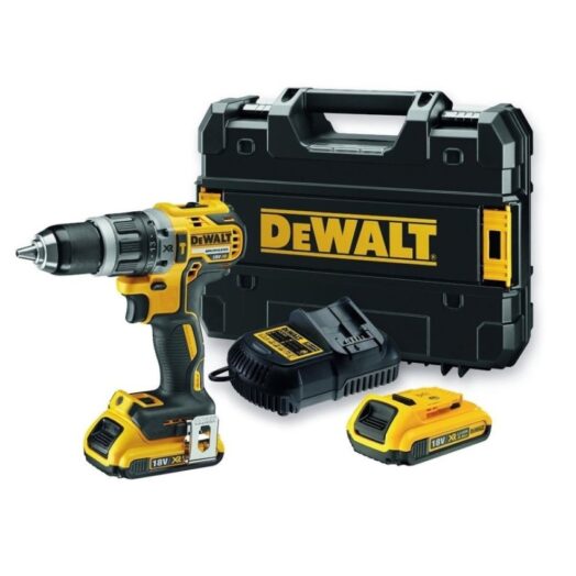 Комплект ударен винтоверт зарядно куфар и 2 батерии DeWALT DCD796D2 18V 70Nm