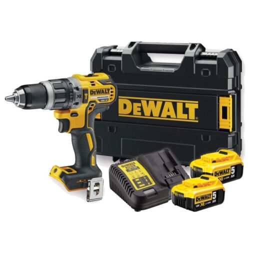 Акумулаторен ударен винтоверт DeWALT DCD796P2 18V 70Nm в комплект с 2 батерии куфар и зарядно