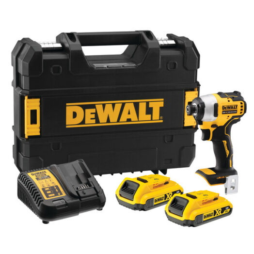 Акумулаторен ударен винтоверт DeWALT DCF809D2T 18V 190 Nm в комплект с 2 батерии куфар и зарядно