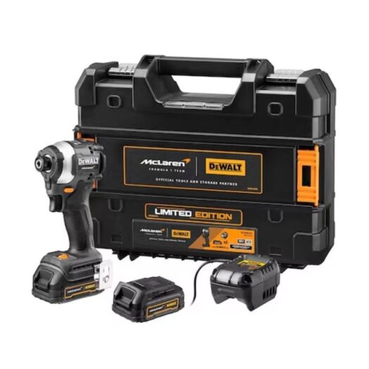 Комплект винтоверт куфар зарядно и 2 батерии DeWALT DCF85ME2GT McLaren F1 Team 18V 205Nm