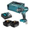 Акумулаторен ударен винтоверт Makita DHP485RFJ 18V 50Nm в комплект с 2 батерии зарядно и куфар