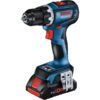 Акумулаторен винтоверт BOSCH GSR 18V-90 C 18V 64Nm комплект с 3 батерии зарядно и куфар - Image 2