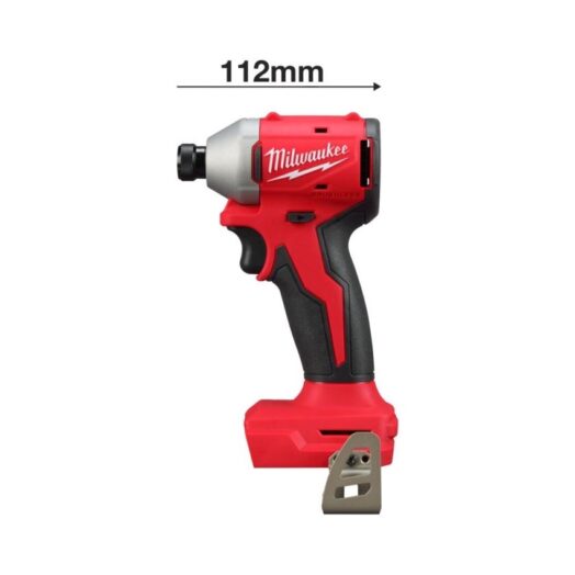 Акумулаторен ударен винтоверт Milwaukee M18BLIDRC-402C 18V 190Nm в комплект с 2 батерии куфар и зарядно - Image 2