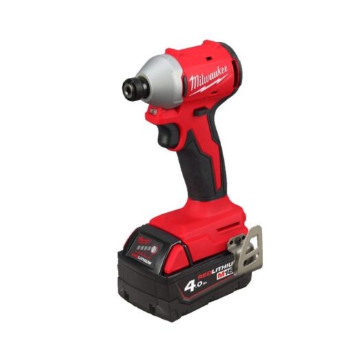 Акумулаторен ударен винтоверт Milwaukee M18BLIDRC-402C 18V 190Nm в комплект с 2 батерии куфар и зарядно - Image 3