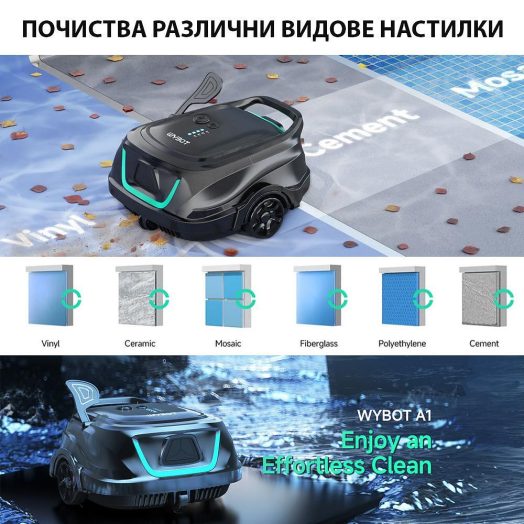 Безкабелен робот за басейни Wybot A1 - Image 7