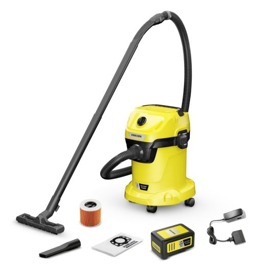 Прахосмукачка и водосмукачка с батерии Karcher WD 3-18 Battery Set V-17/20