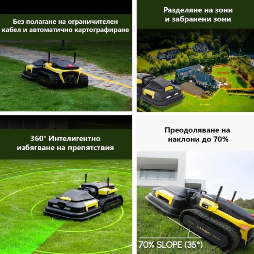 Робот YARBO с модул за косене на трева до 25000 кв.м. - Image 12