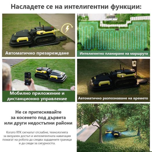 Робот YARBO с модул за косене на трева до 25000 кв.м. - Image 7