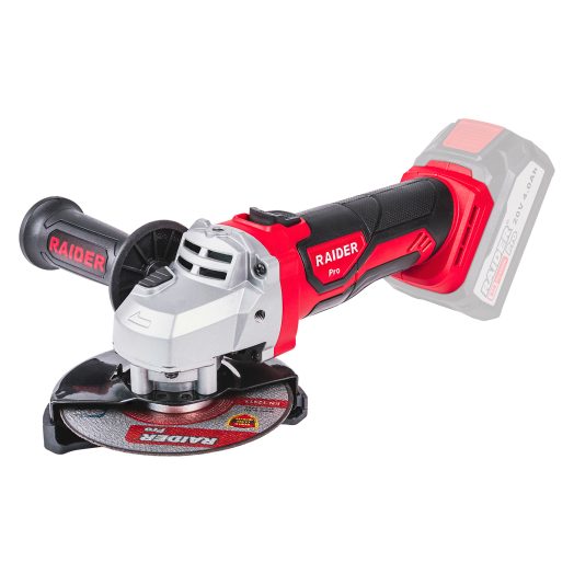 Акумулаторен ъглошлайф RAIDER RDP-SPAG20 SOLO, 20 V, 125 mm