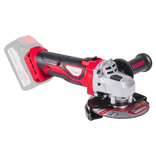 Акумулаторен ъглошлайф RAIDER RDP-SPAG20 SOLO, 20 V, 125 mm - Image 2