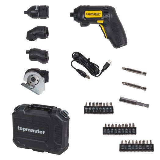 Акумулаторна отвертка TOPMASTER COMPACT, 4 в 1